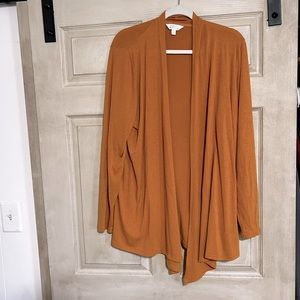 💛Plus size fall mustard cardigan, gently worn - 2x💛